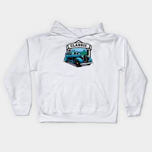 Classic Car Badge Kids Hoodie